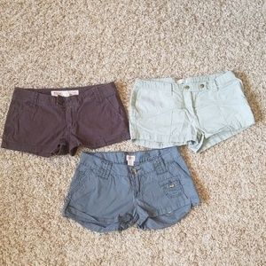 Lot of 3: Size 5 (2) Mossimo Shorts & (1)Overdrive